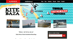 Desktop Screenshot of kitebaza.pl