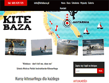 Tablet Screenshot of kitebaza.pl